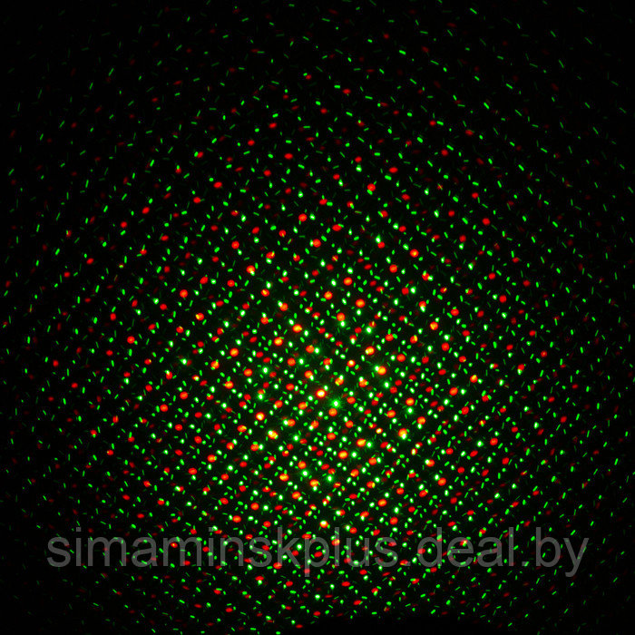 Световой прибор «Точки» 5 см, лазер, свечение красное/зелёное, 3 В - фото 4 - id-p174621513