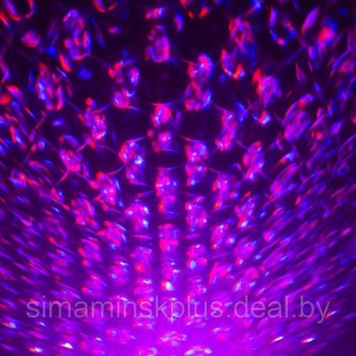 Световой прибор «Волны» 10.5 см, лазер, динамик, пульт ДУ, свечение мульти, 5 В - фото 5 - id-p174621516