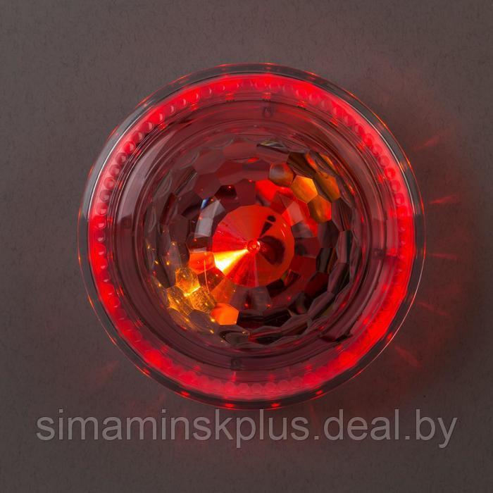 Световой прибор «Хрустальный шар» 19 см, Е27, динамик, пульт ДУ, свечение RGB - фото 4 - id-p174621533