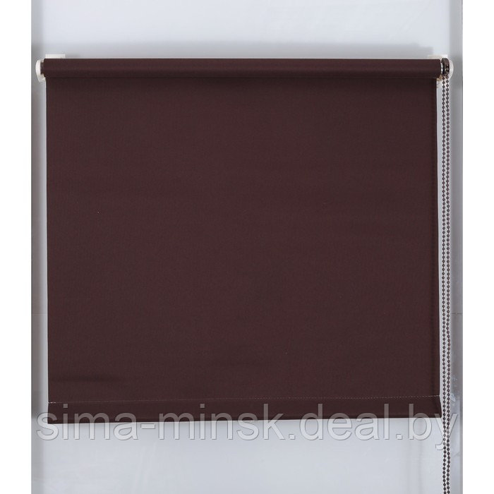 Рулонная штора «Простая MJ» 45х160 см, цвет шоколадный - фото 1 - id-p93254365