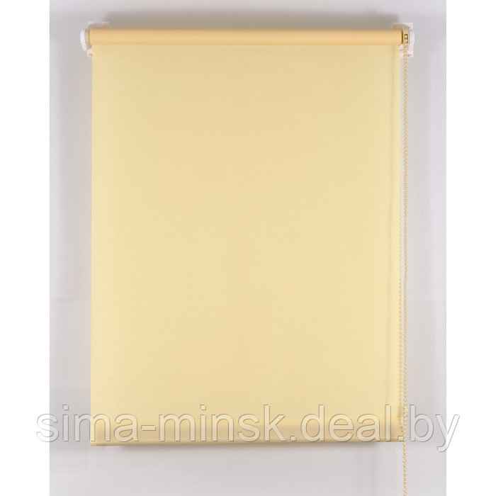 Рулонная штора «Комфортиссимо», размер 55х160 см, цвет жёлтый - фото 1 - id-p93254289