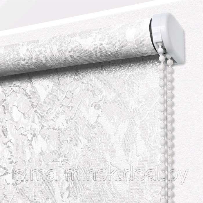 Рулонная штора «Фрост», 78 х 175 см, цвет белый - фото 2 - id-p129724425