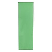 Штора рулонная 120 х175 см «Плайн», цвет светло-зелёный