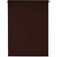 Рулонная штора «Плайн», 120 х 175 см, цвет тёмно-коричневый