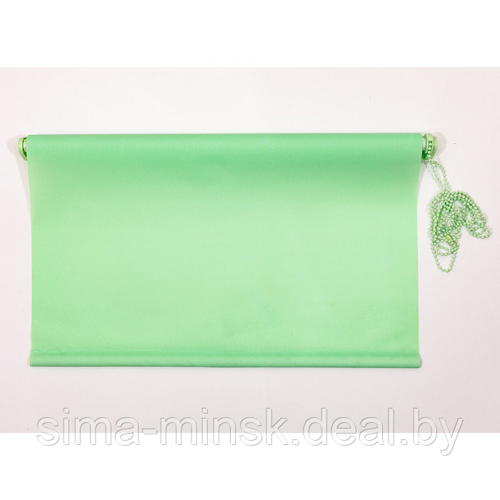Рулонная штора «Комфортиссимо», размер 90х160 см, цвет зелёное яблоко - фото 1 - id-p93254607