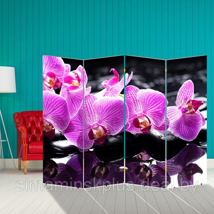 Ширма "Орхидеи", 200 х 160 см - фото 1 - id-p174610366