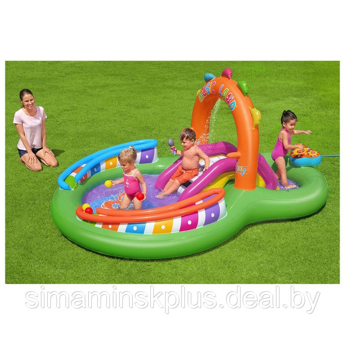 Игровой центр Sing 'n Splash, 295 x 190 x 137 см, 53117 Bestway - фото 3 - id-p174624618