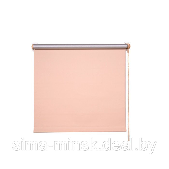 Рулонная штора «Блэкаут», 45х160 см, цвет персик - фото 1 - id-p117135089