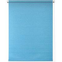 Рулонная штора «Плайн», 100 х 175 см, цвет голубой
