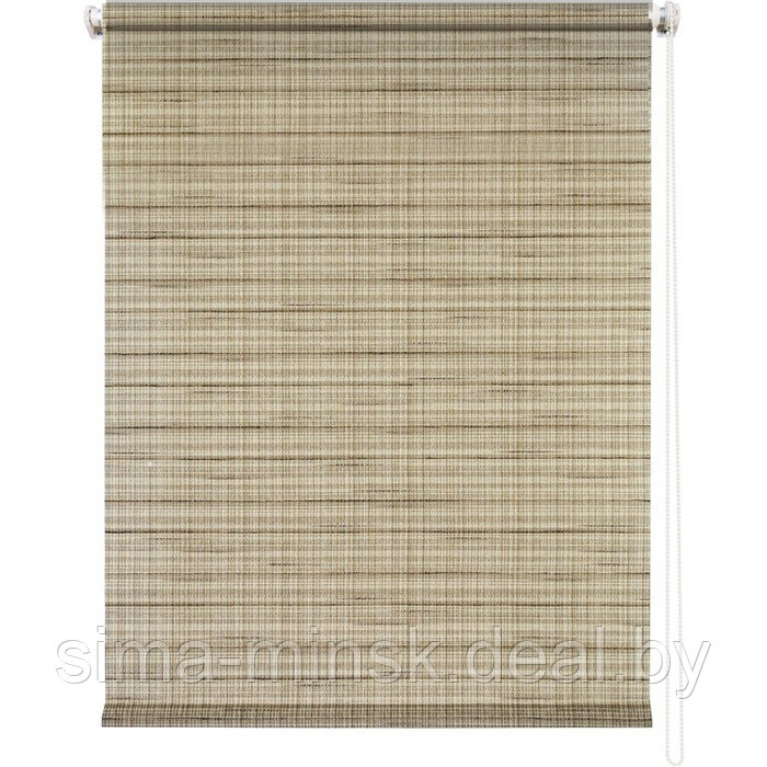 Рулонная штора «Рига», 80 х 175 см, цвет коричневый - фото 1 - id-p112757719