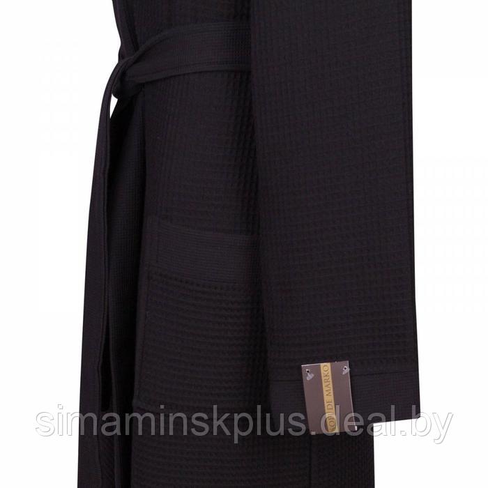 Мужской халат с капюшоном «Гамлет», размер S, цвет чёрный - фото 3 - id-p174634057