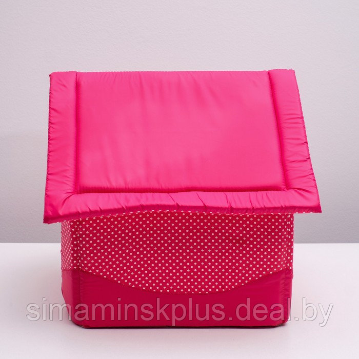 Домик "Нежность", 34 х 32 х 37 см, розовый - фото 3 - id-p174634974