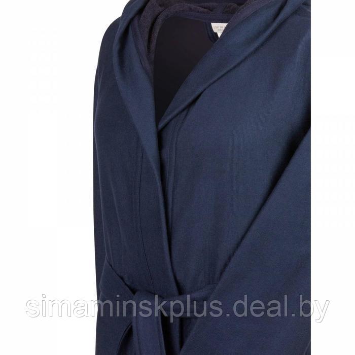 Мужской халат с капюшоном «Марвин», размер S, цвет синий - фото 2 - id-p174634067