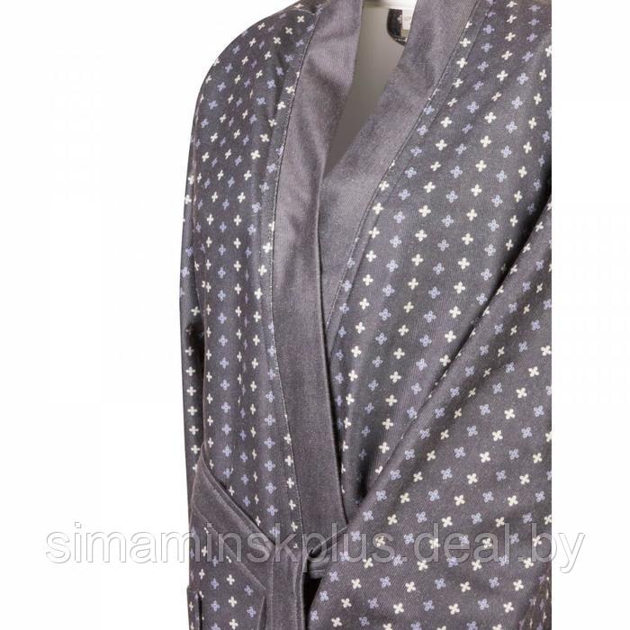 Мужской халат «Бугатти», размер S, цвет серый - фото 2 - id-p174634081
