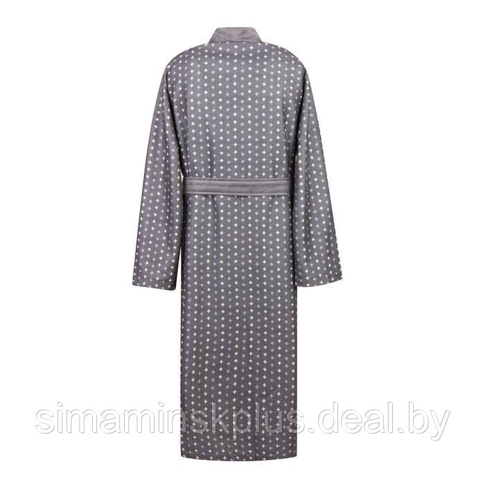 Мужской халат «Бугатти», размер М, цвет серый - фото 4 - id-p174634085