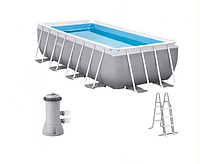 Каркасный бассейн Intex 26788 Prism Frame Pool 400*200*100 см