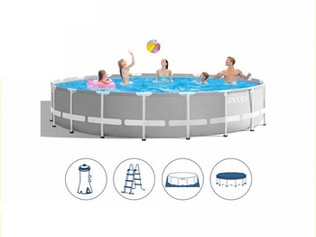 Каркасный бассейн Intex 26724 Prism Frame Pool 457*107 см