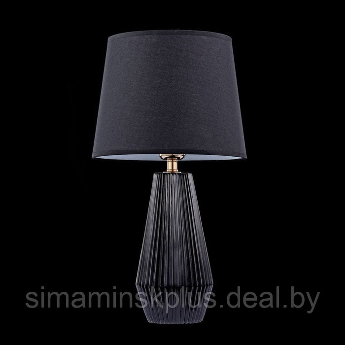 Настольная лампа Calvin Table 1x60Вт E27, чёрный 24,5x24,5x46 см - фото 1 - id-p174617092