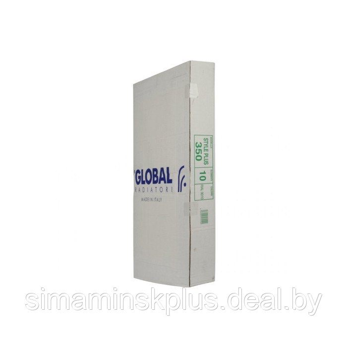Радиатор биметаллический Global STYLE PLUS 350, 100 мм, 10 секций - фото 7 - id-p174627783
