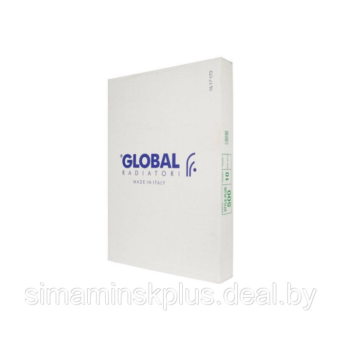 Радиатор биметаллический Global STYLE PLUS 500, 500 x 100 мм, 10 секций - фото 7 - id-p174627788