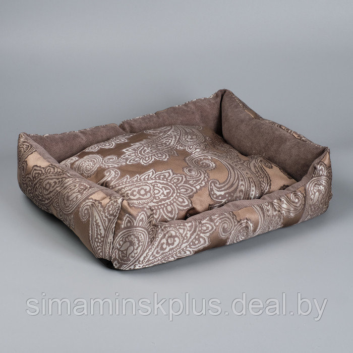 Лежанка-диван с двусторонней подушкой, 53 х 42 х 11 см, микс цветов - фото 9 - id-p174635121