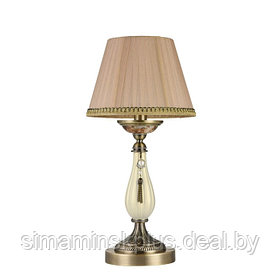 Настольная лампа Demitas 1x40W E14, бронза 25x25x50,6 см