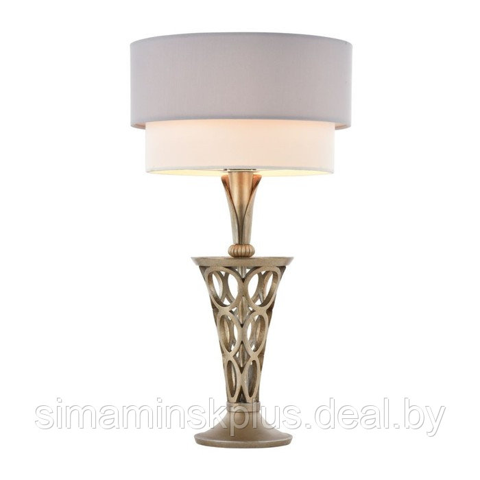 Настольная лампа Lillian 1x60W E27, жемчужное золото 28x28x50,4 см - фото 1 - id-p174617123