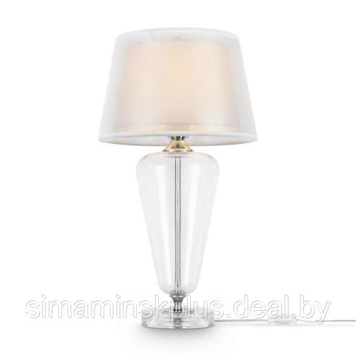 Настольная лампа Verre, 1x40Вт E27, цвет хром - фото 1 - id-p174617135