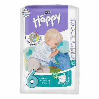 Подгузники Bella Baby Happy Junior Extra 6 гигиенические для детей 16+ кг, 1 шт