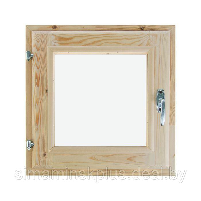 Окно, 40×40см, двойное стекло, с уплотнителем, из хвои - фото 1 - id-p174627896