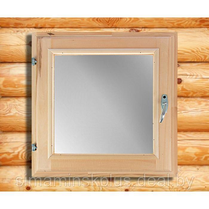 Окно, 60×60см, двойное стекло ЛИПА - фото 1 - id-p174627910