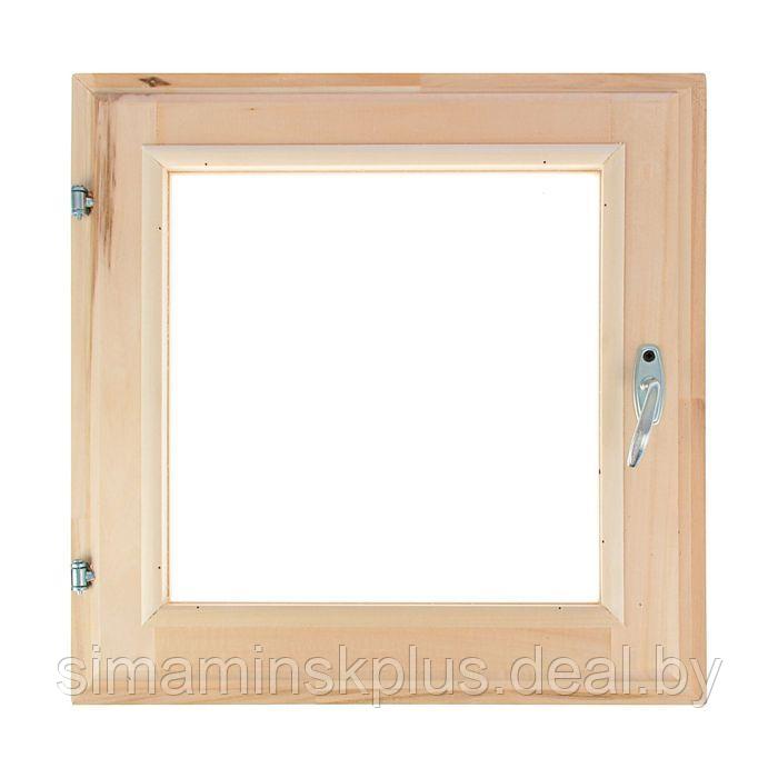 Окно, 50×50см, двойное стекло, с уплотнителем, из липы - фото 2 - id-p174627915