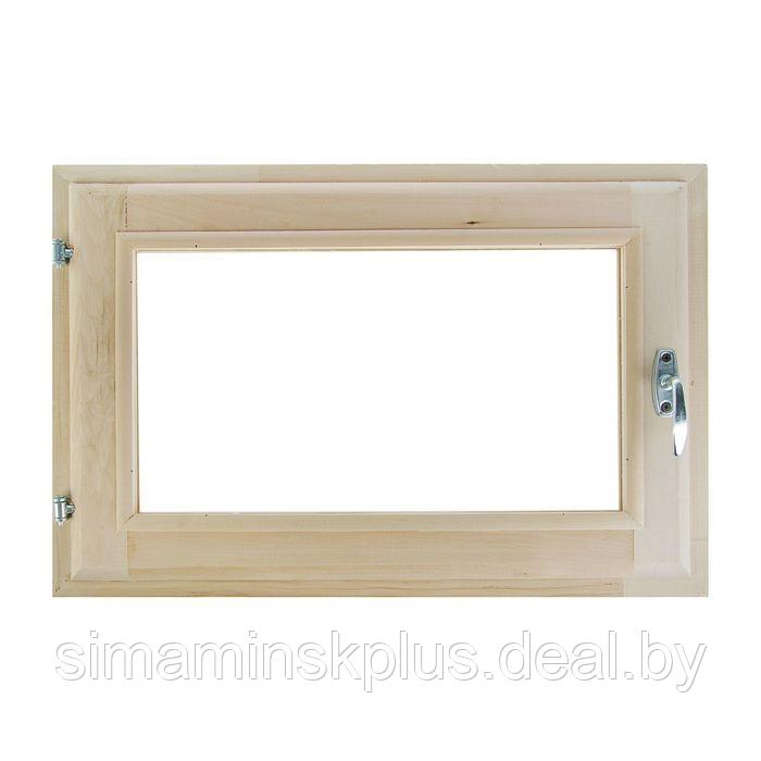 Окно, 40×60см, однокамерный стеклопакет, с уплотнителем, из липы