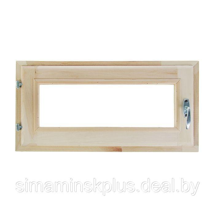 Окно, 30×60см, однокамерный стеклопакет, из липы - фото 1 - id-p174627917