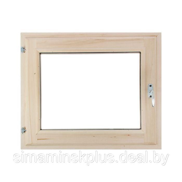 Окно, 50×60см, двойное стекло, с уплотнителем, из липы - фото 1 - id-p174627926