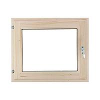 Окно, 50×70см, двойное стекло, с уплотнителем, из липы
