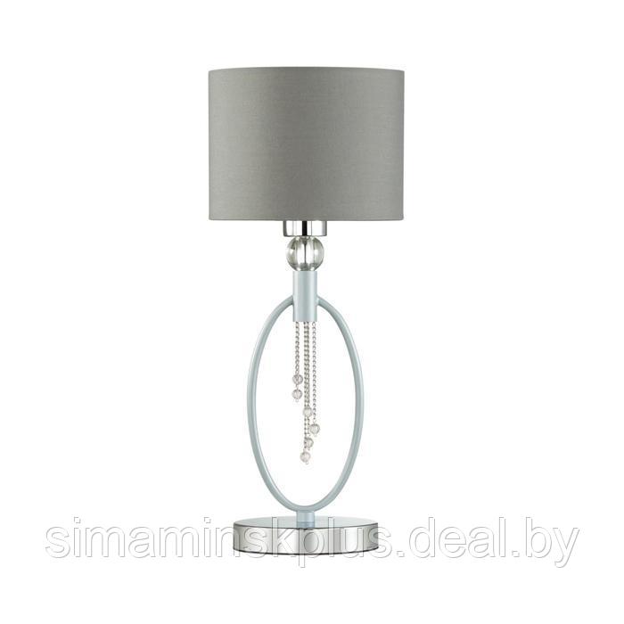 Настольная лампа SANTIAGO, E27 1x60Вт, цвет хром, серый - фото 2 - id-p174617264