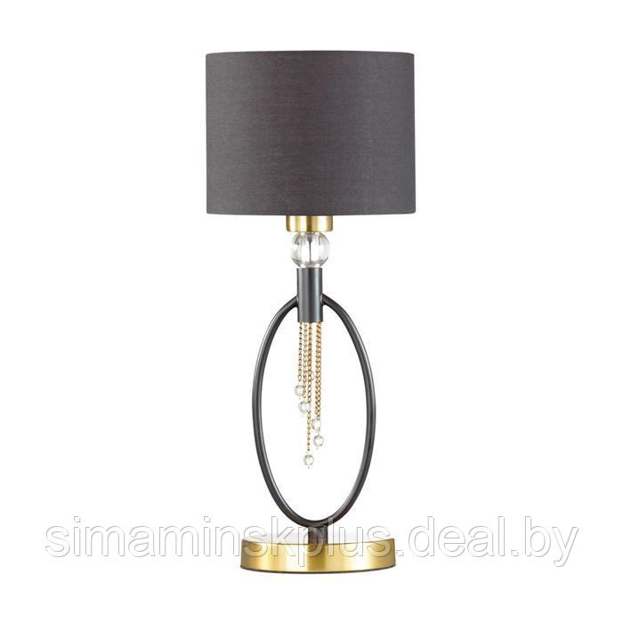 Настольная лампа SANTIAGO, E27, 1x60Вт, цвет античная латунь, чёрный - фото 2 - id-p174617272