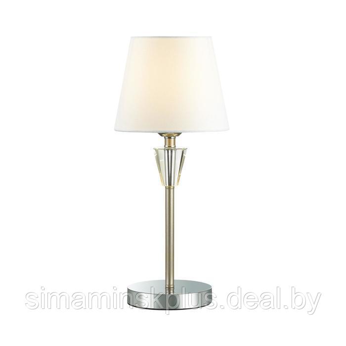 Настольная лампа LORAINE, E27 1x60Вт, цвет хром, золотой - фото 1 - id-p174617274