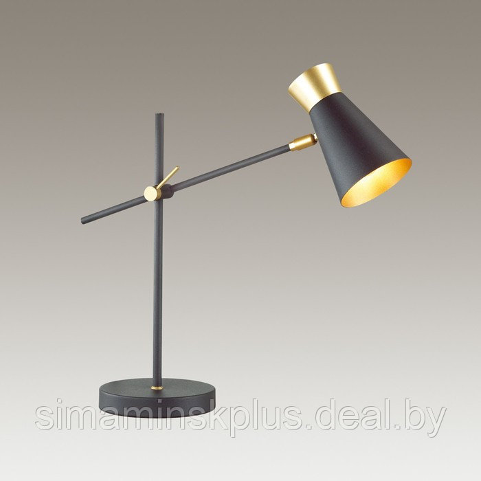 Настольная лампа LIAM 1x40Вт E14 чёрный - фото 1 - id-p174617283