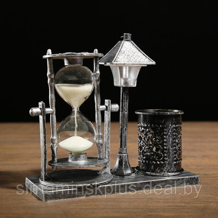 Песочные часы "Уличный фонарик",сувенирные,подсветка,каранд-цей, 6.5 х 15.5 х 14.5 см, микс - фото 6 - id-p174631565