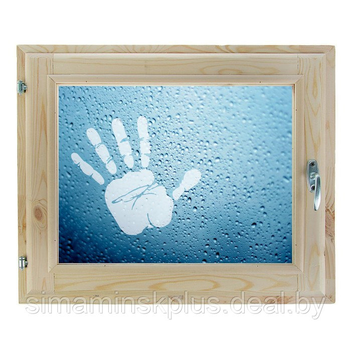 Окно, 40×60см, "Рука", однокамерный стеклопакет - фото 1 - id-p174628031