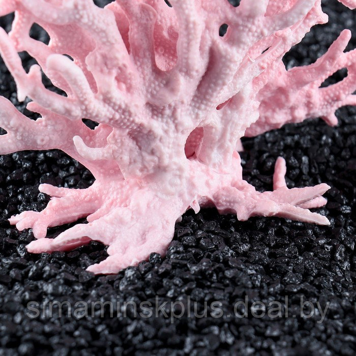Коралл пластиковый малый 17 х 6 х 13 см, розовый - фото 4 - id-p174634445