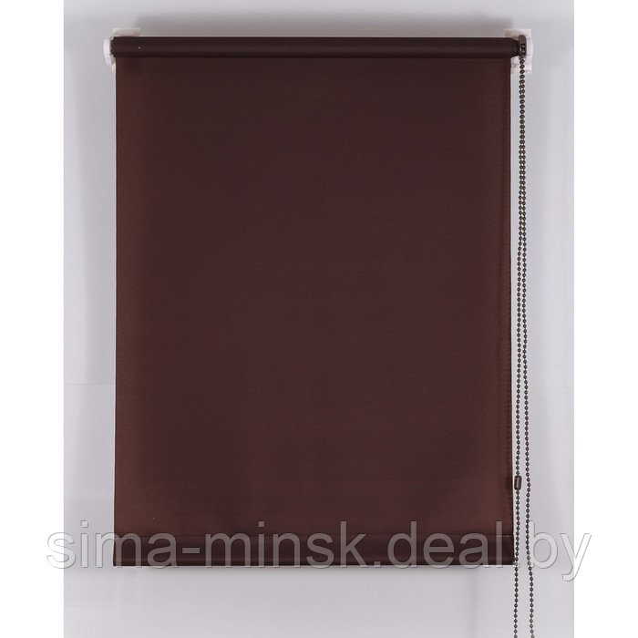 Рулонная штора «Комфортиссимо», 180х160 см, цвет шоколадный - фото 1 - id-p117135197