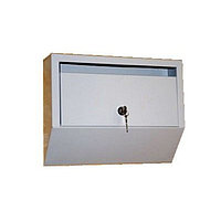 Почтовый ящик «Эталон», размер 35х9х26 см, цвет серебро