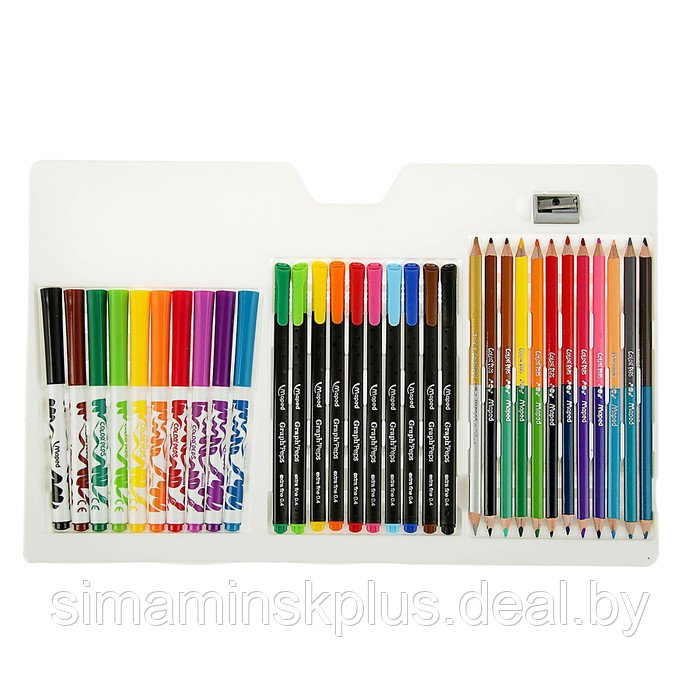 Набор для рисования Maped Color Peps 33 предмета: фломастеры, ручка капилярная, карандаши цветные - фото 2 - id-p174631650