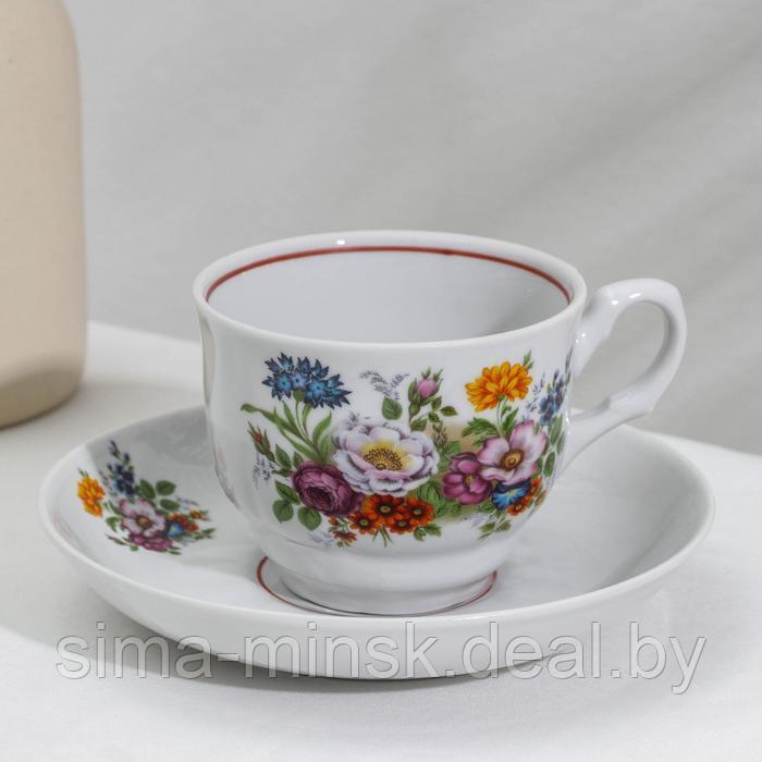 Сервиз чайный «Букет цветов», 15 предметов - фото 6 - id-p95742102
