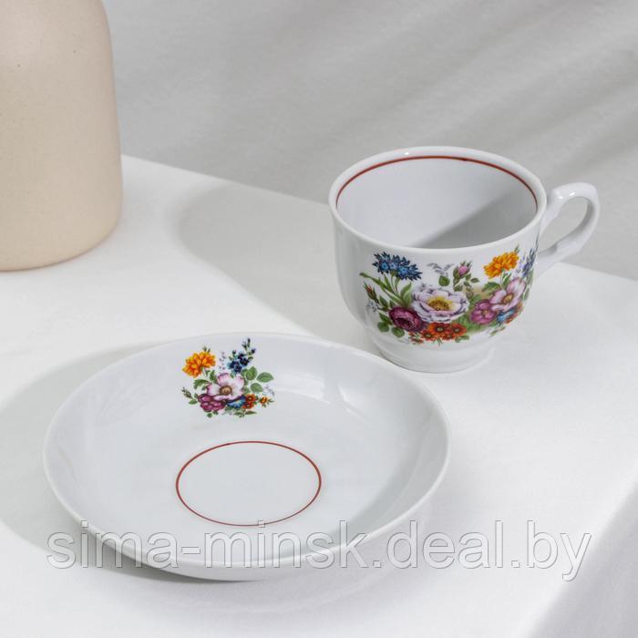 Сервиз чайный «Букет цветов», 15 предметов - фото 7 - id-p95742102