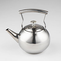 Чайник из нержавеющей стали «Жуан», 1 л, металлическое сито, цвет хромированный