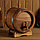 Бочка дубовая на подставке, 3л, кавказский дуб, кран из латуни, покрыта льняным маслом, фото 2